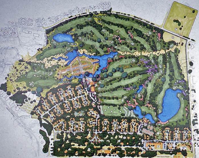 Conceptual Golf Course Routing